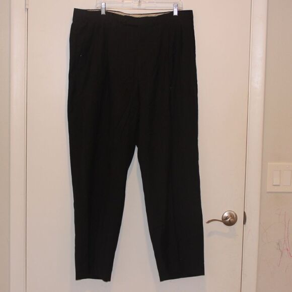 Ermenegildo Zegna Black Wool Dress Pants Mens size 40 - Picture 1 of 11